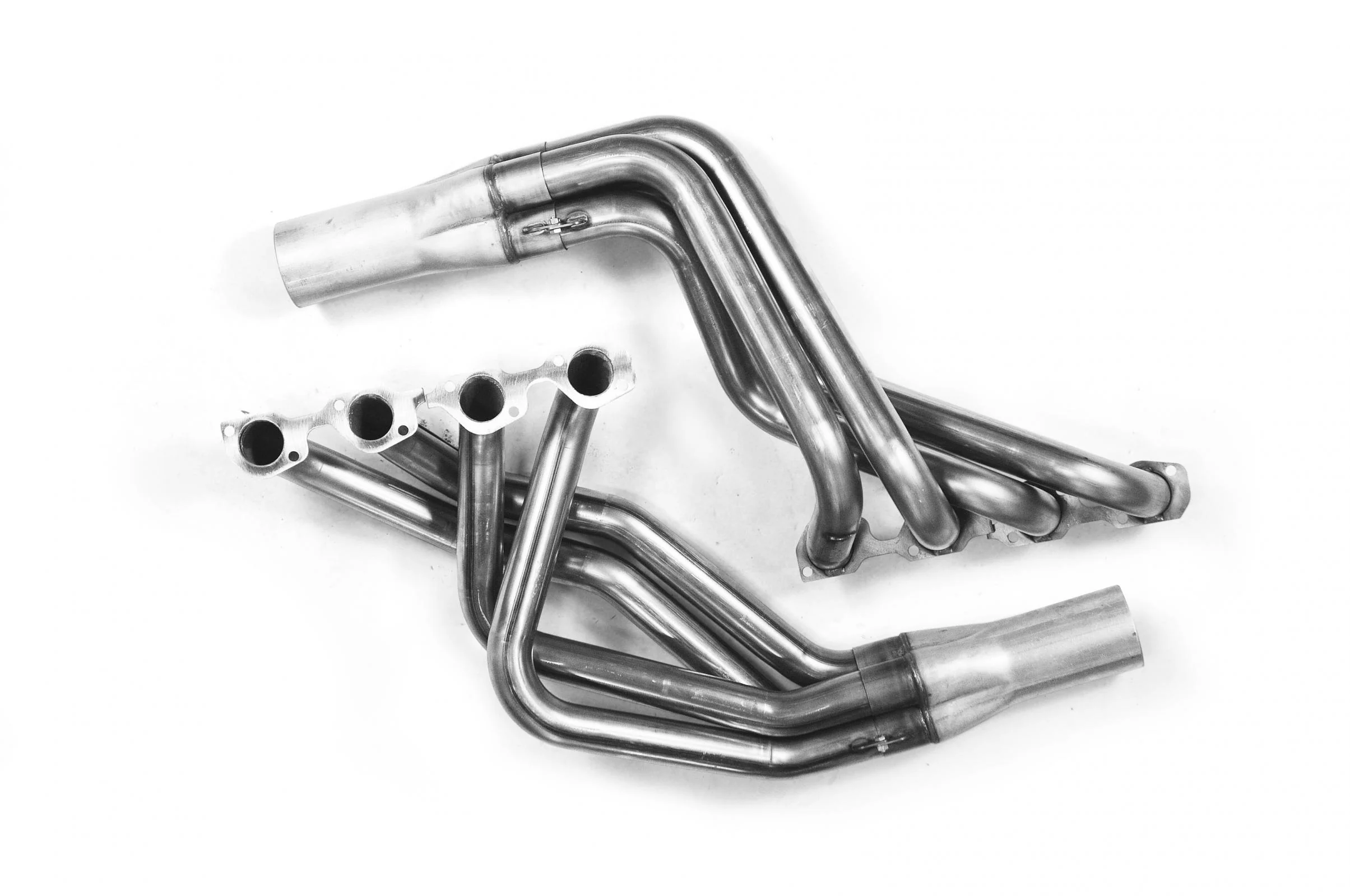 1-7/8" x 3-1/2" Stainless Headers with Adapter Kit. 351 SBF in a Fox Body. - Image 6