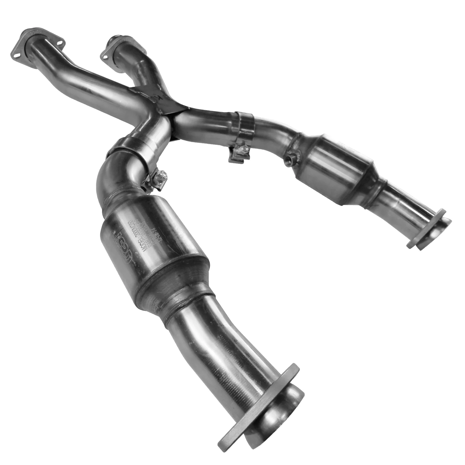 3" x 2-1/2" GREEN Catted X-Pipe. 1999-2004 Mustang. Requires Kooks Headers. - Image 2