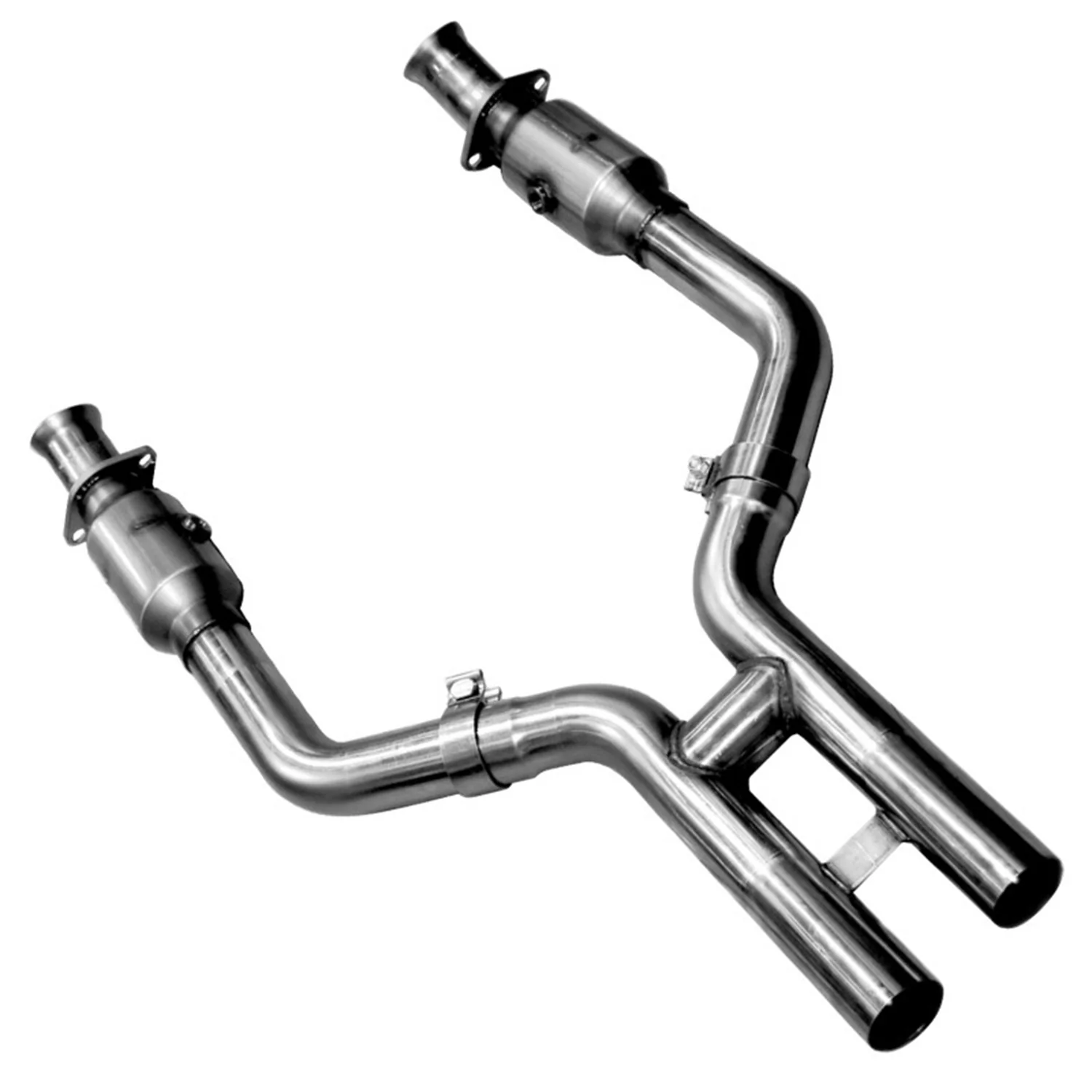 1-5/8" Header and GREEN (H) Connection Kit. 2005-2010 Mustang GT 4.6L 3V. - Image 2