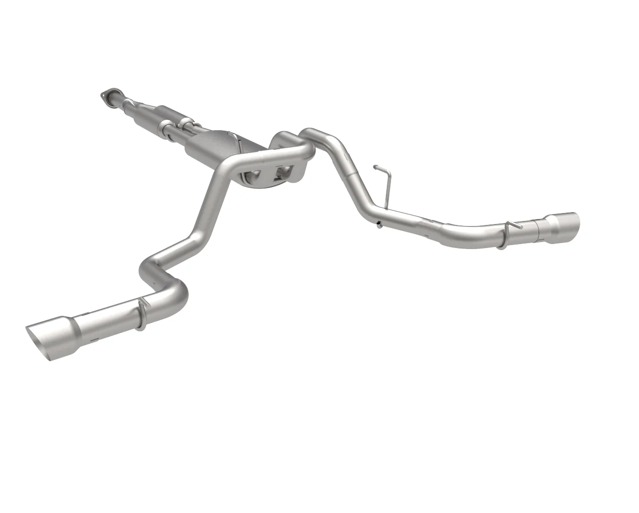 Dual Side Exit Cat-Back w/Polished Tips. 2015-2020 F150 2.7L/3.5L/5.0L - Image 3