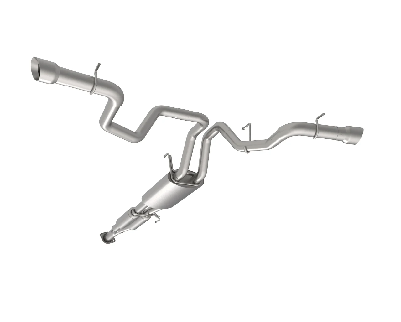 Dual Side Exit Cat-Back w/Polished Tips. 2015-2020 F150 2.7L/3.5L/5.0L - Image 4