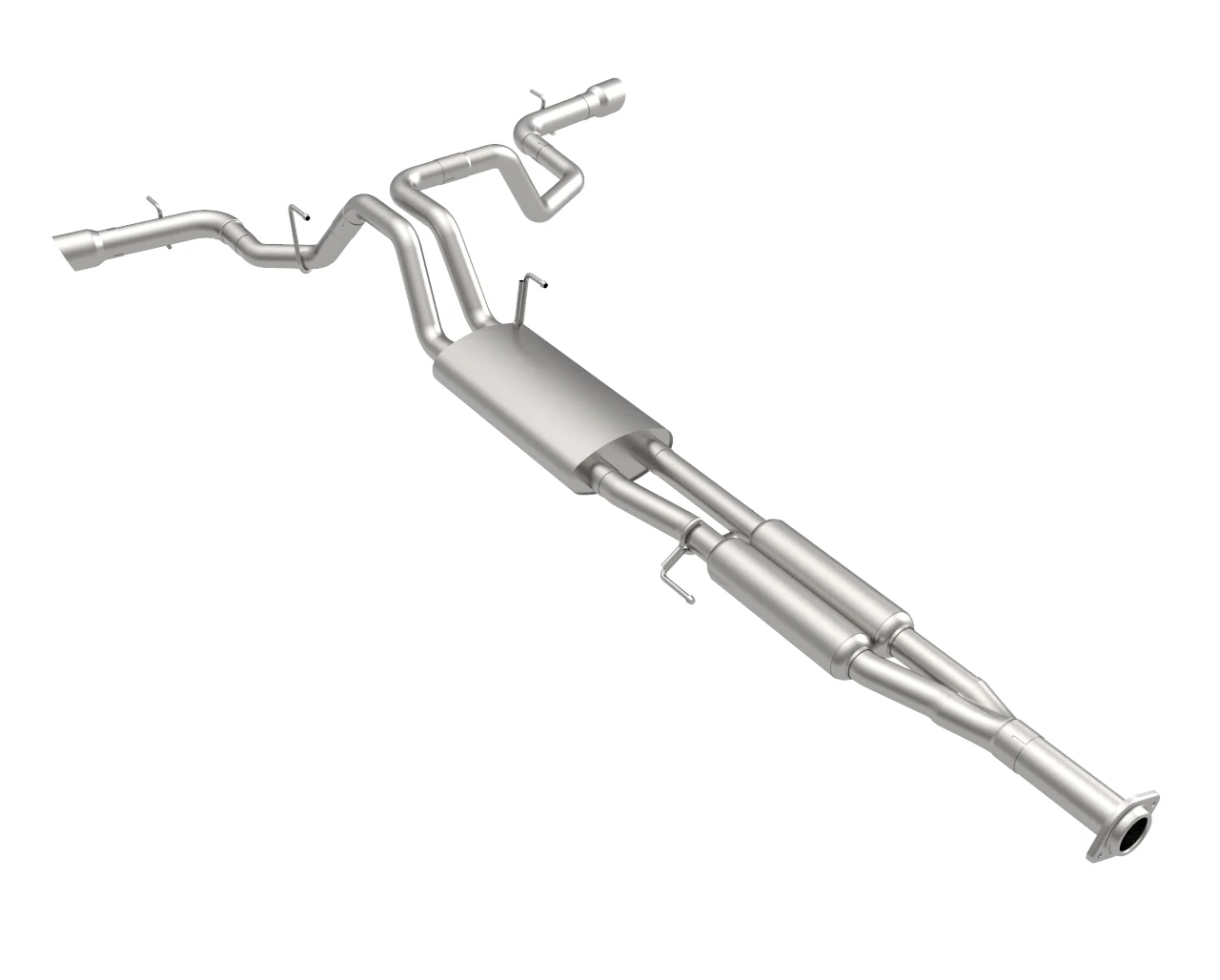 Dual Side Exit Cat-Back w/Polished Tips. 2015-2020 F150 2.7L/3.5L/5.0L - Image 5