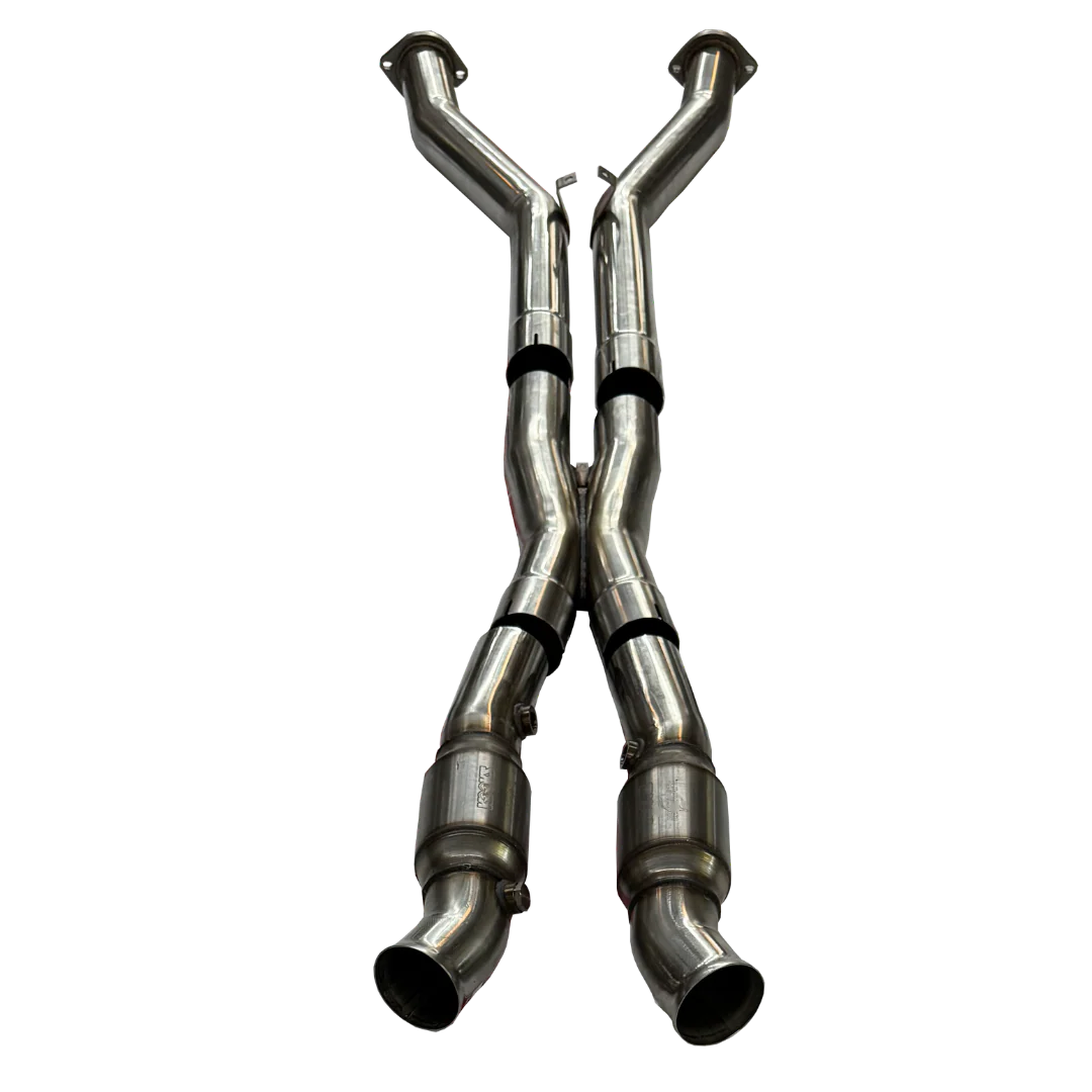 Full 3" SS Catted X-Pipe. 1997-2004 Corvette. Requires Kooks Headers.
