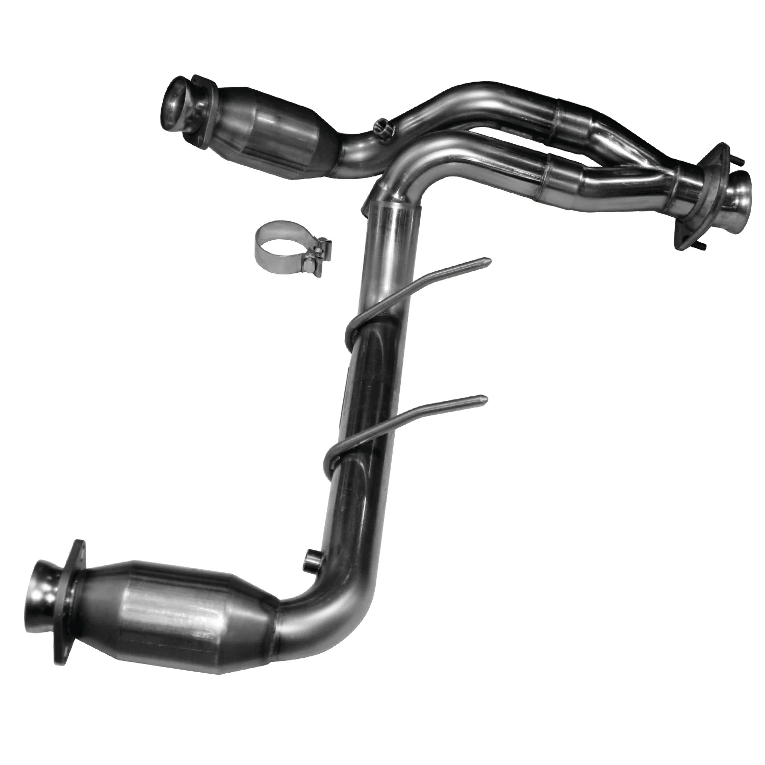 2-1/2" Catted Y-Pipe. 2009-2010 F150 5.4L 3V. Requires Kooks Headers.