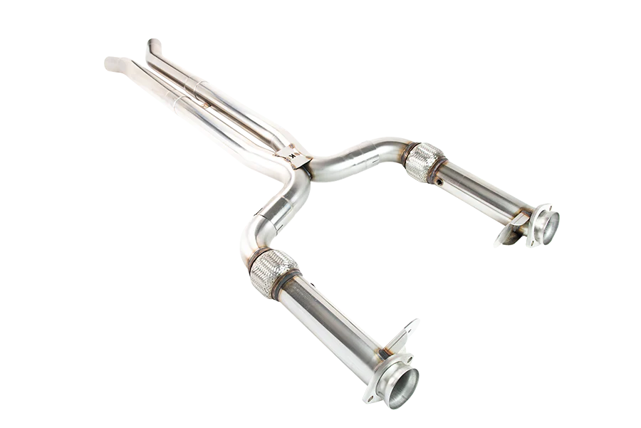 3" x 2-3/4" SS Comp. Only X-Pipe. 2015-2020 Shelby GT350. Retains OEM Mufflers.