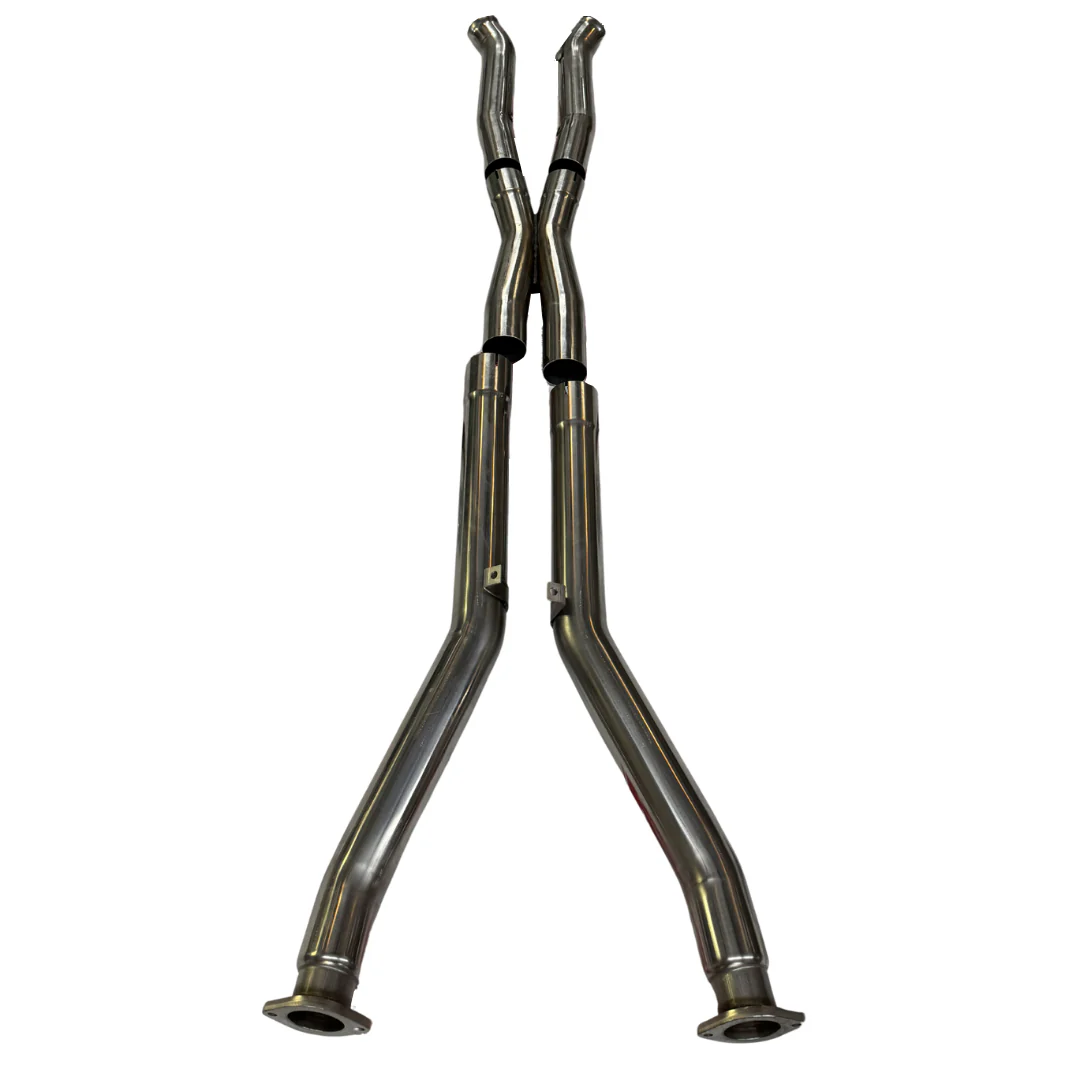 3" x 2-1/2" SS Comp. Only X-Pipe. 1997-04 Corvette. Requires Kooks Headers. - Image 2