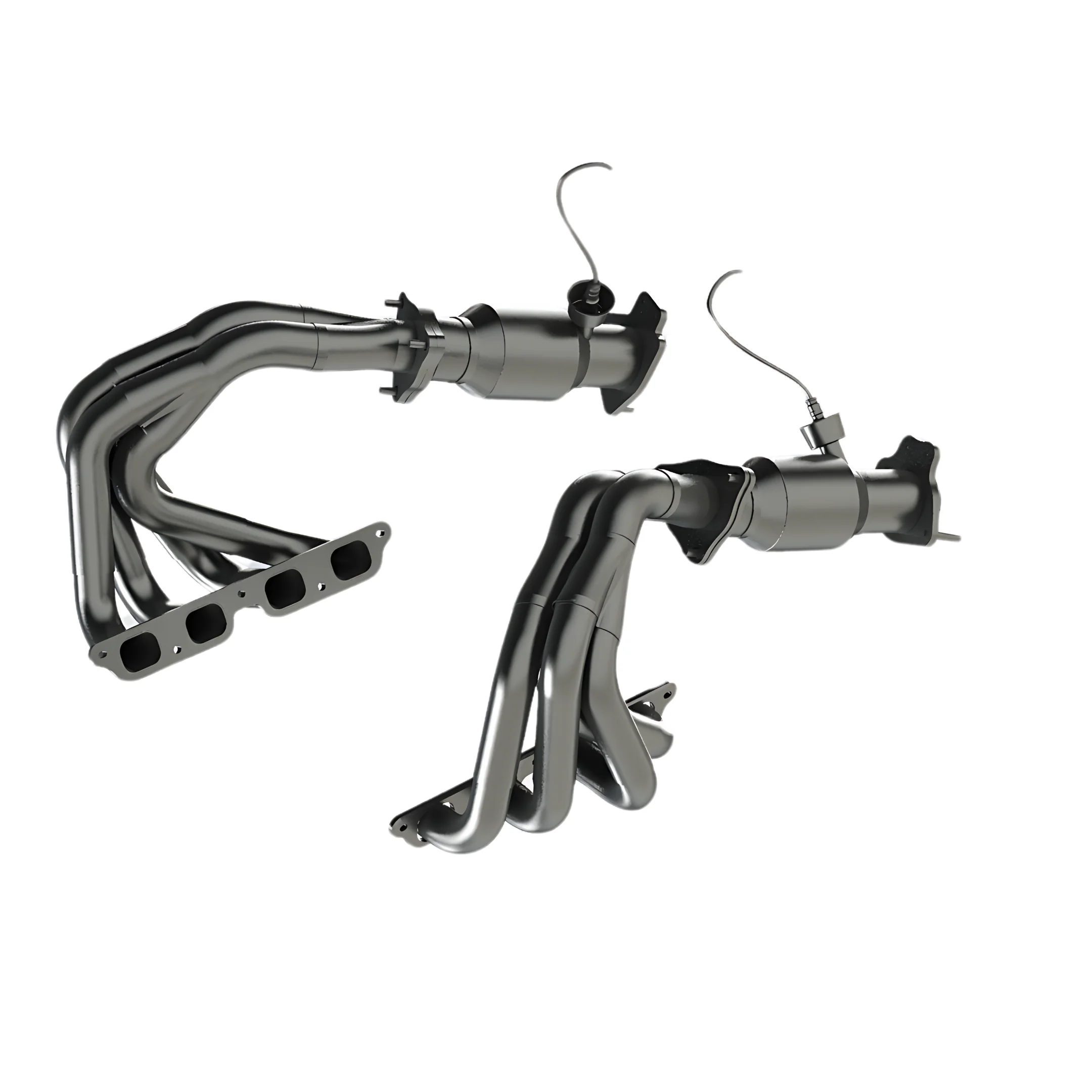 1-7/8" x 2" Tri-Y Headers and 5" Ultra GREEN Cats. 2022+ Corvette Z06. - Image 3