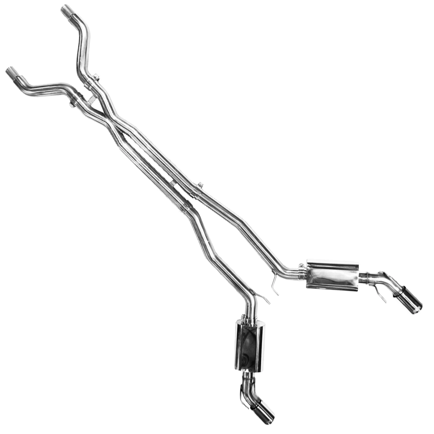 3" Cat-Back Exhaust w/SS Tips. 2010-2015 Camaro SS. Connects to OEM. - Image 2