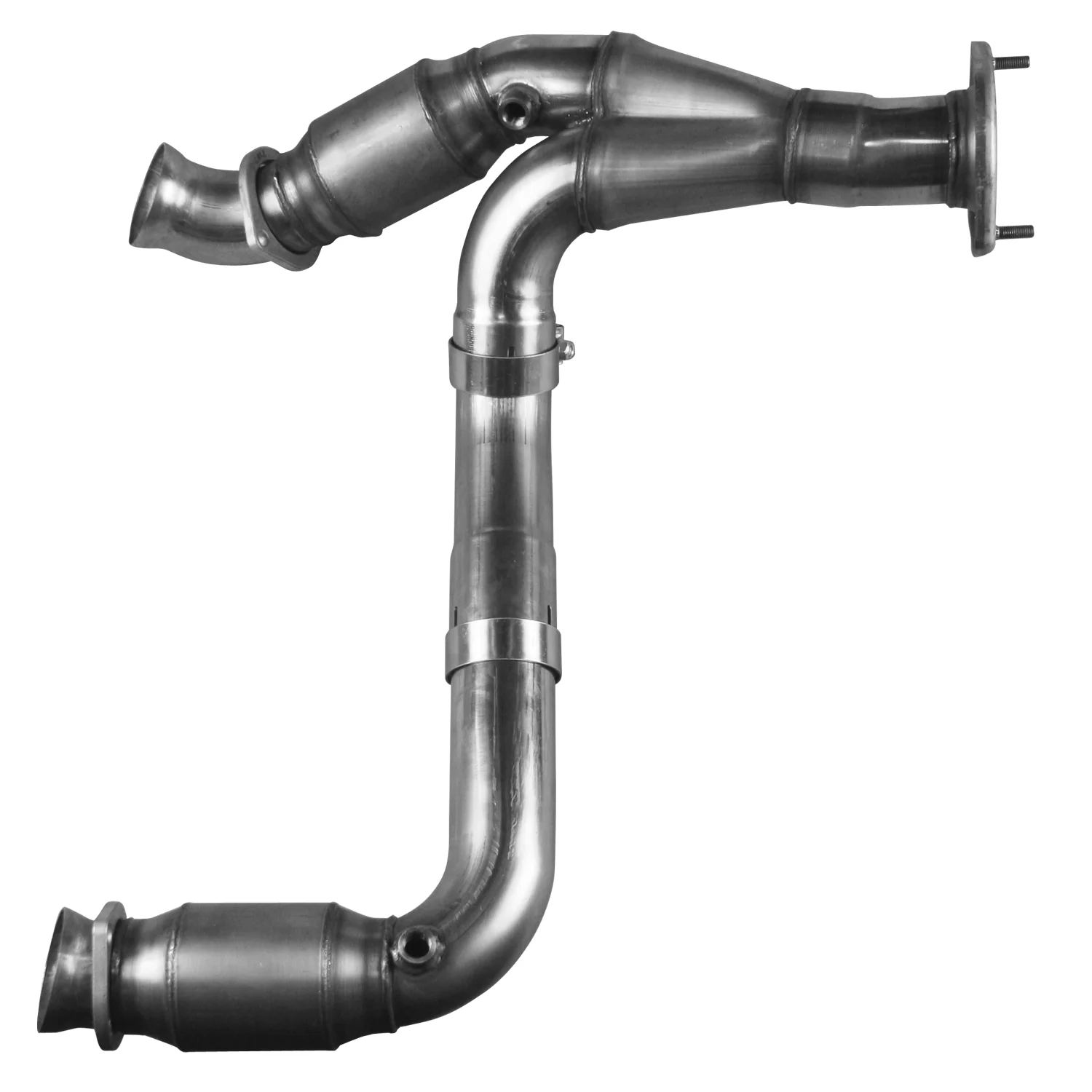 3" SS Catted Y-Pipe. 2007-2008 GM Truck 4.8L/5.3L/6.0L. Connects to OEM. - Image 2