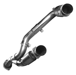 3" SS Catted Y-Pipe. 2007-2008 GM Truck 4.8L/5.3L/6.0L. Connects to OEM. - Image 3