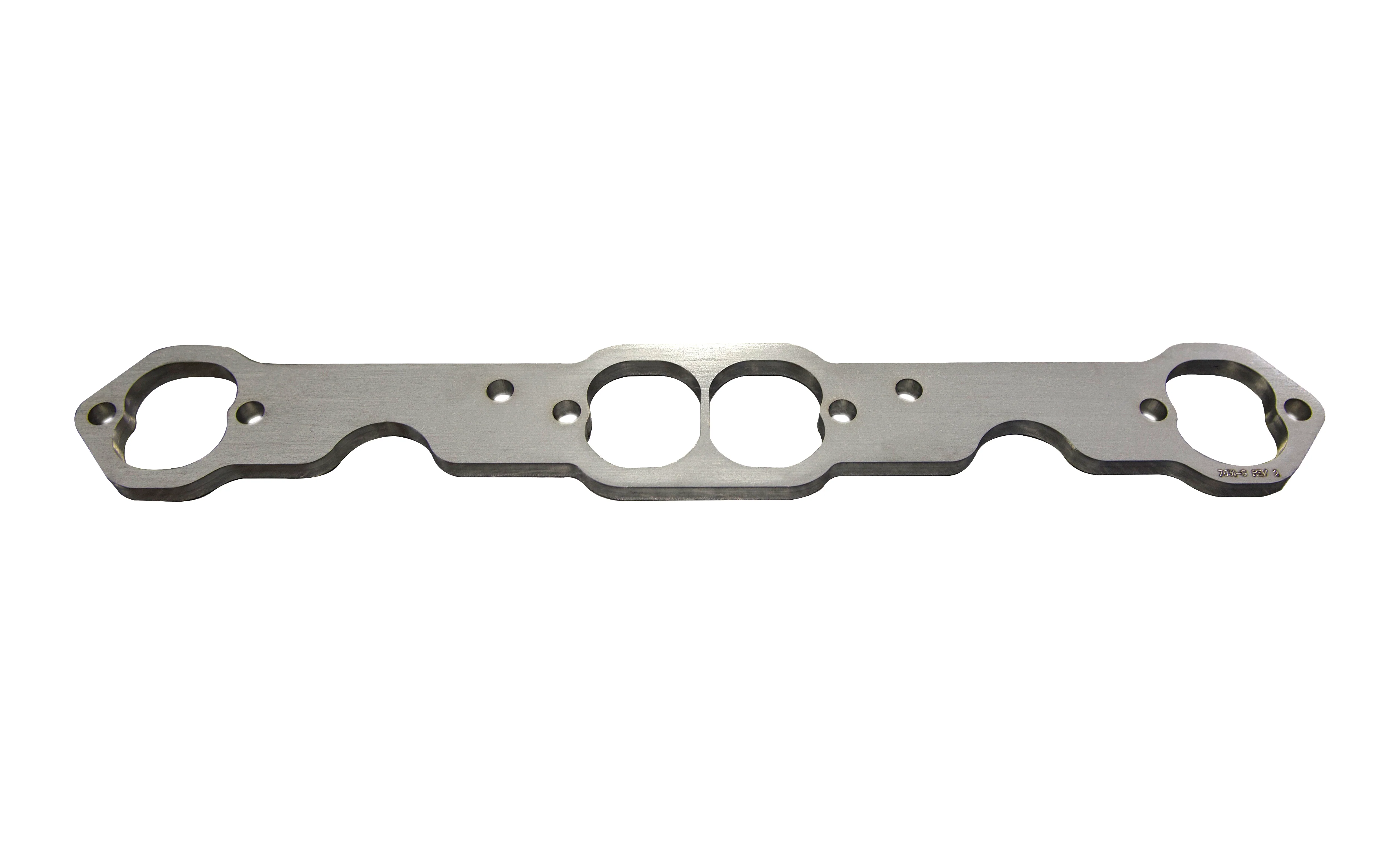 23 Degree SBC Header Flange - 3/8" Thick Stainless - for 1-3/4" Primaries
