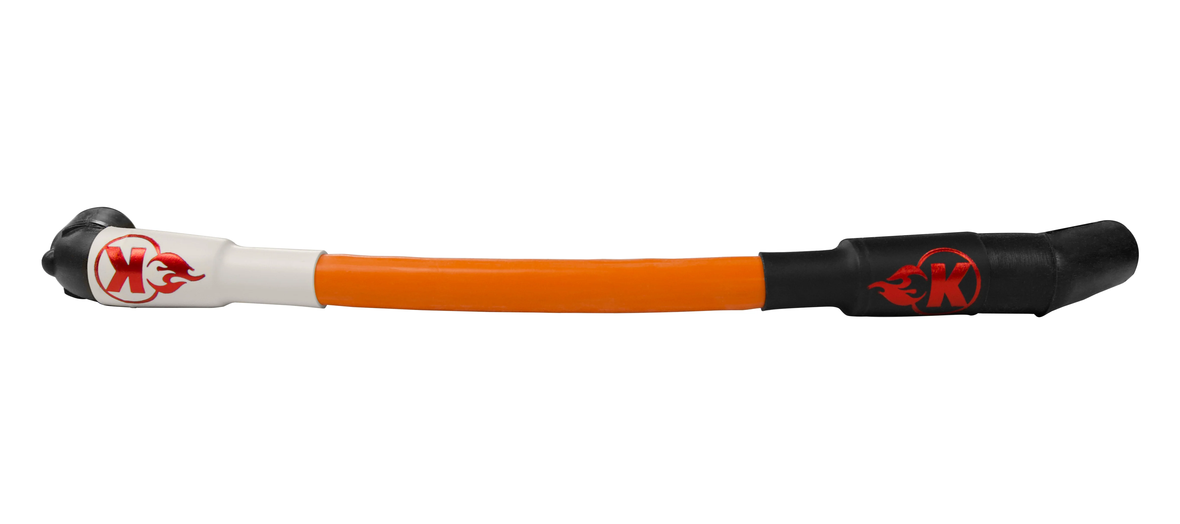 11mm Spark Plug Wires (8 pc. Set). Orange with Black Boots. LSX Truck - Image 2