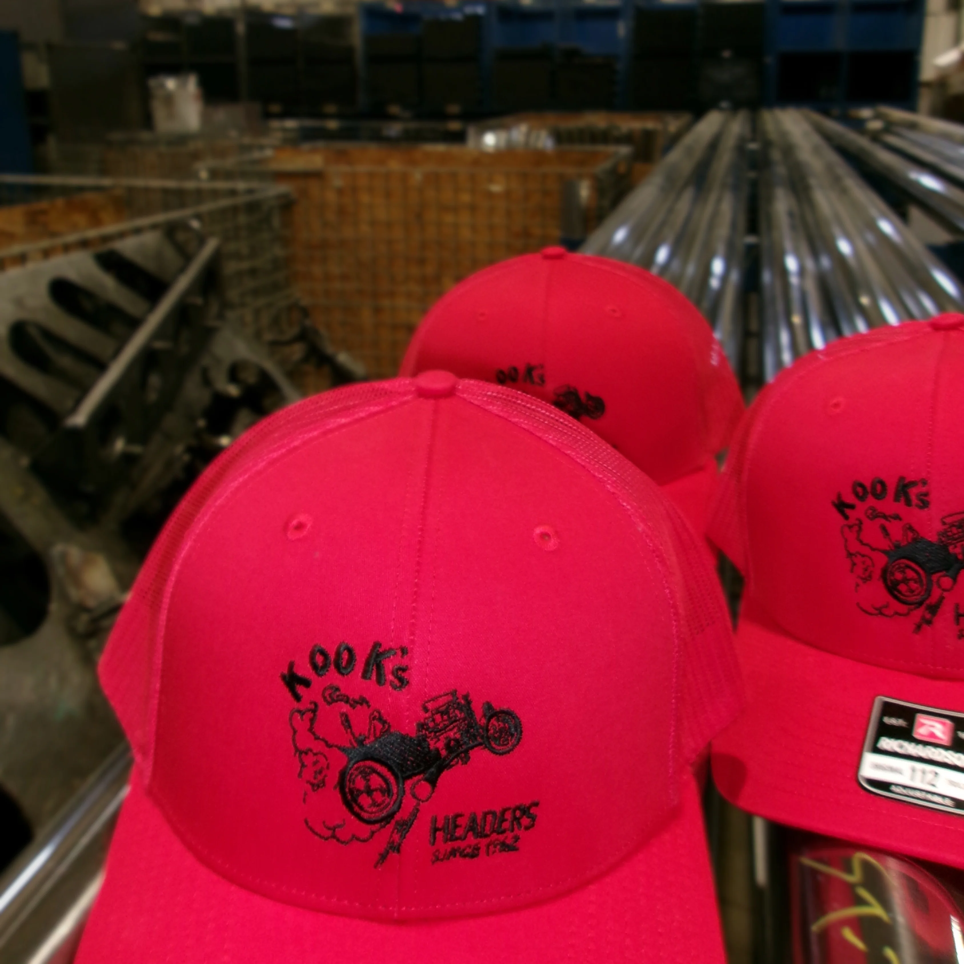 KOOKS Old School Logo Hat - Red Snapback - Image 2