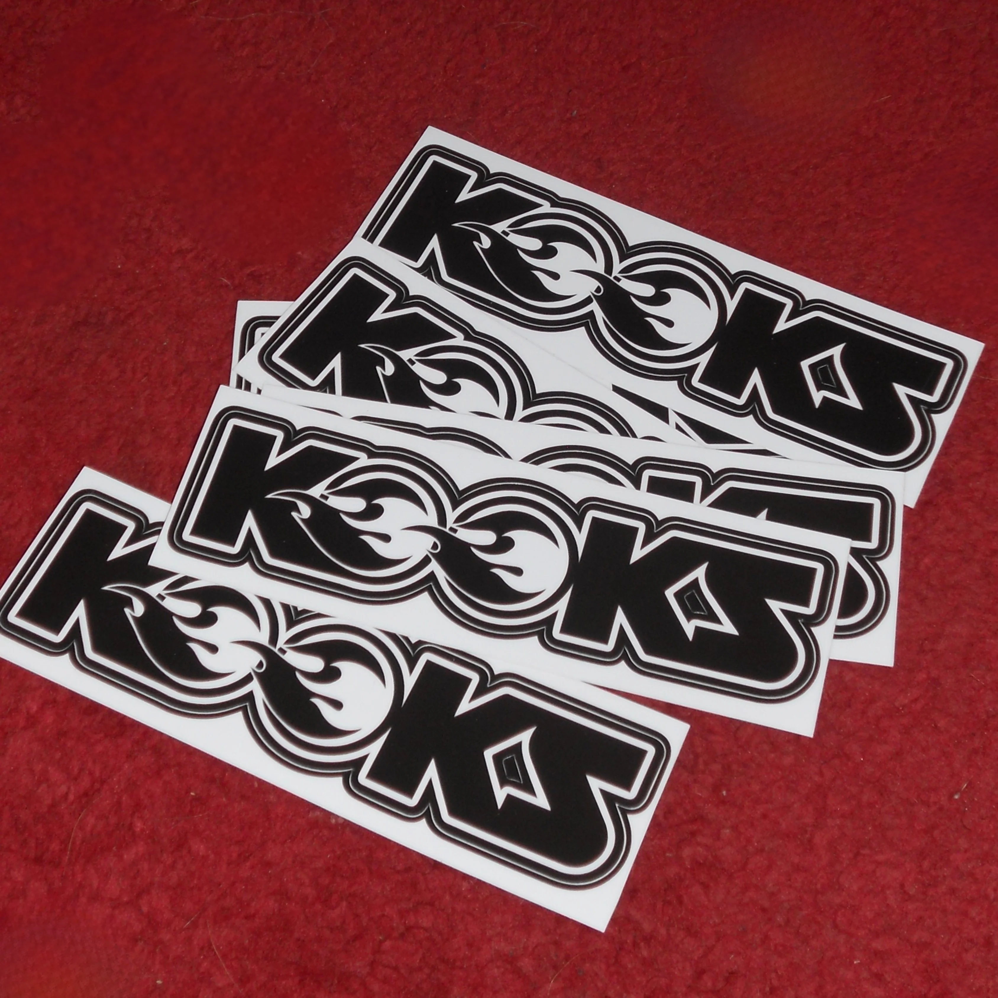 Kooks Logo Sticker - Black - Image 3