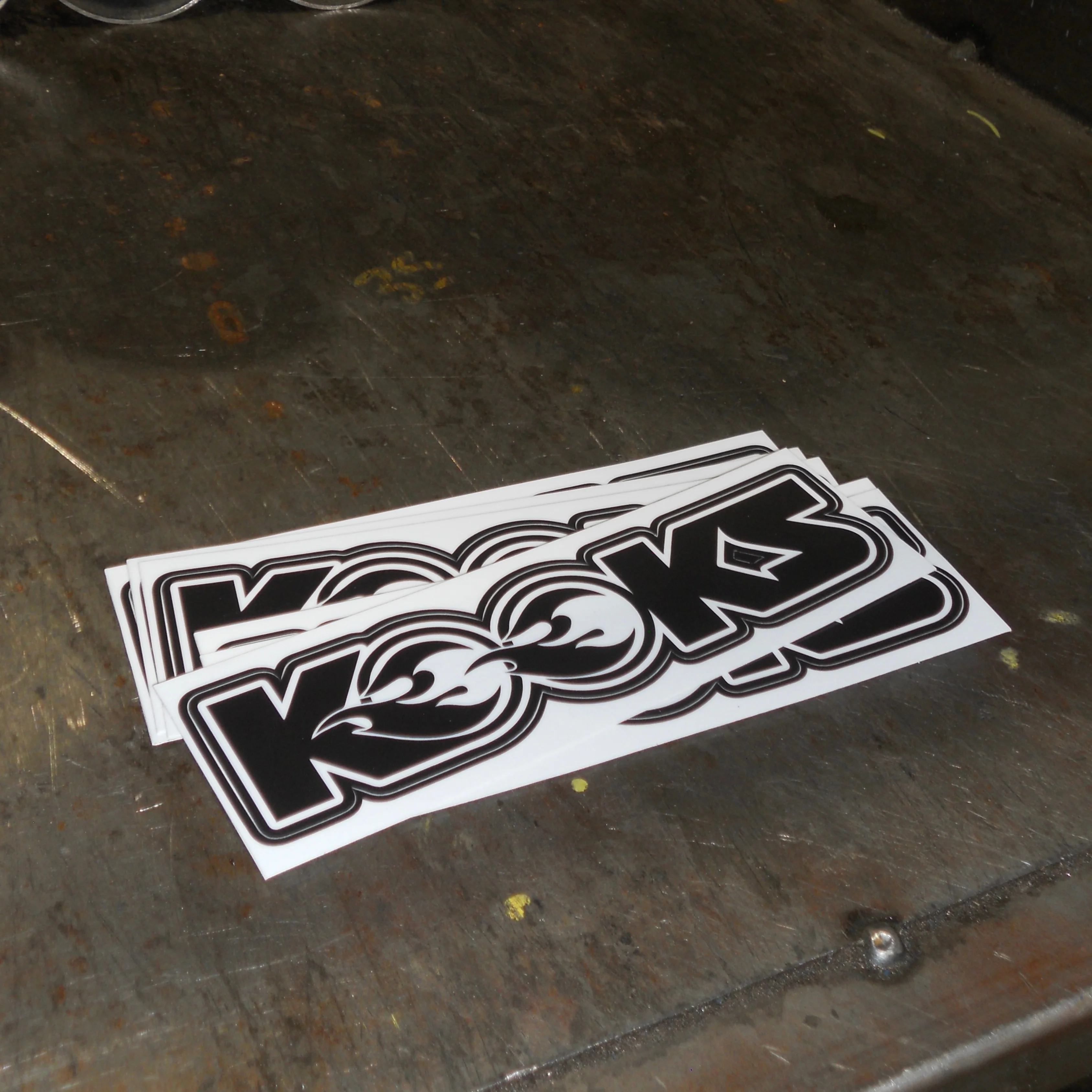 Kooks Logo Sticker - Black - Image 5