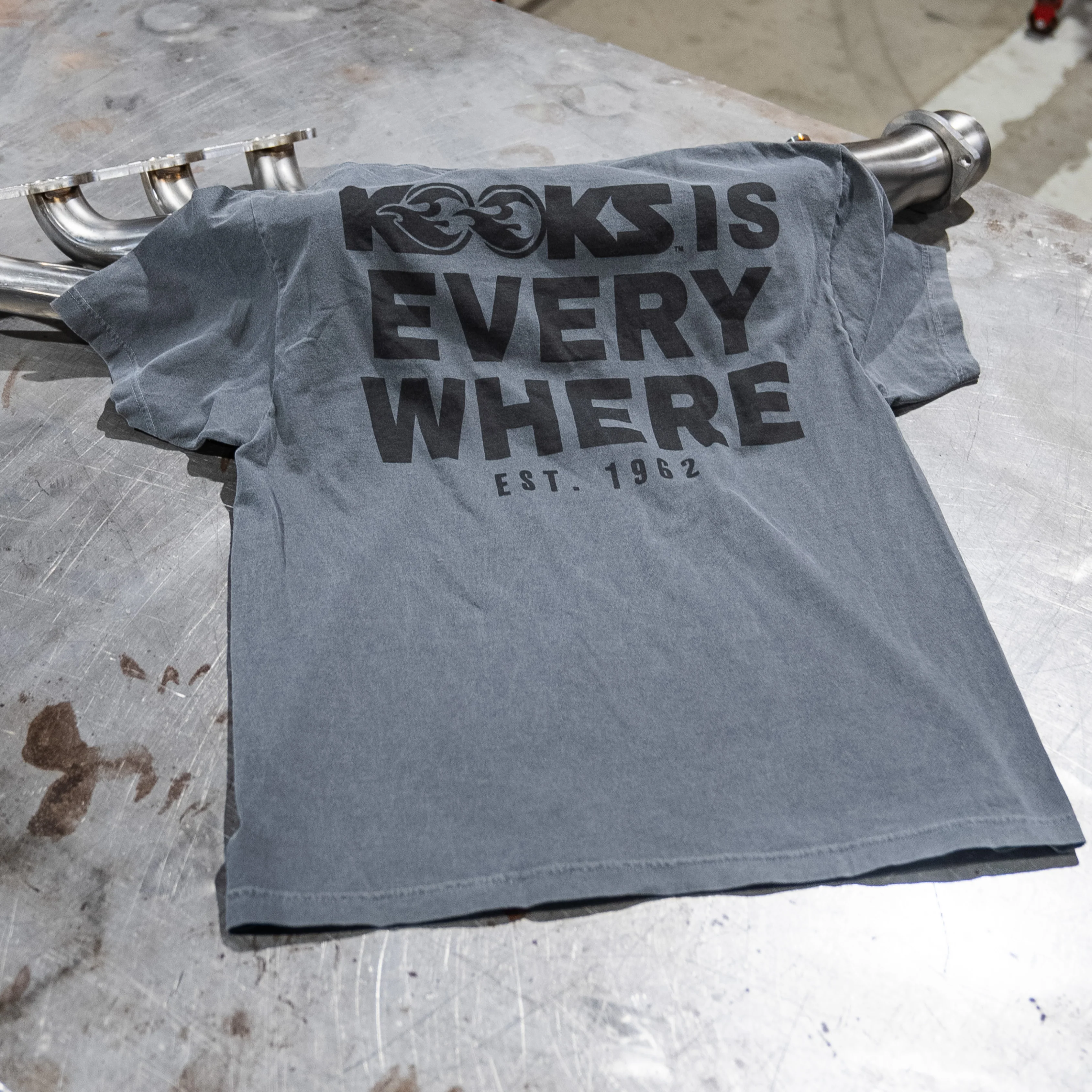 KOOKS is Everywhere T-Shirt – Grey - Image 2