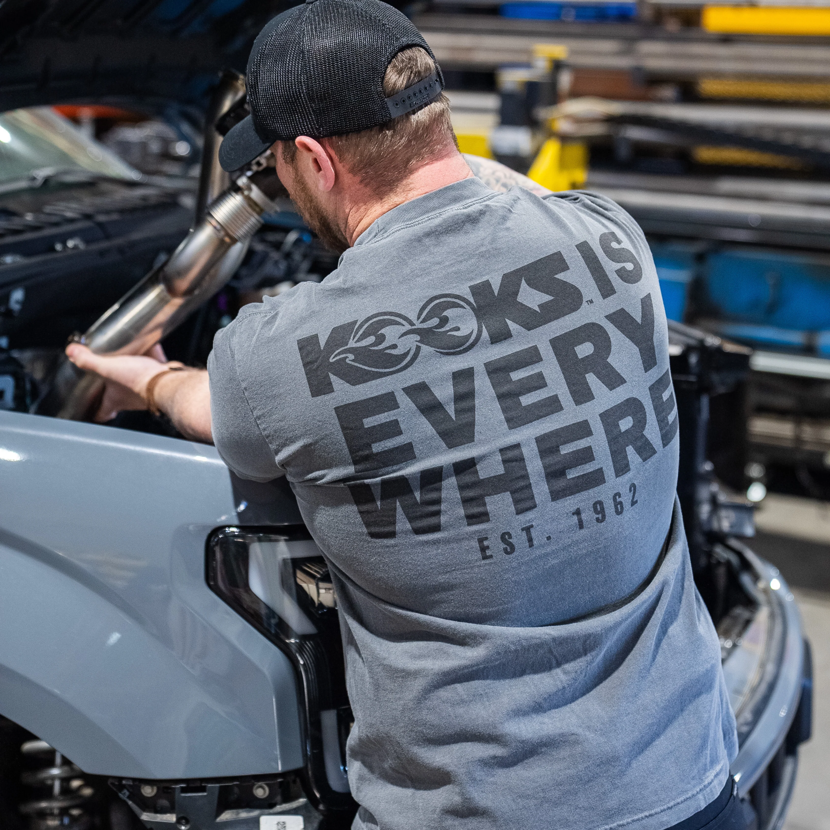 KOOKS is Everywhere T-Shirt – Grey - Image 3