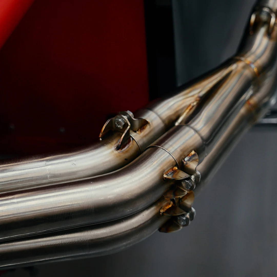Lightweight Stepped Tri-Y Headers - 3-1/2" Outlet - Asphalt Modified w/ LS Spec Engine - Image 5