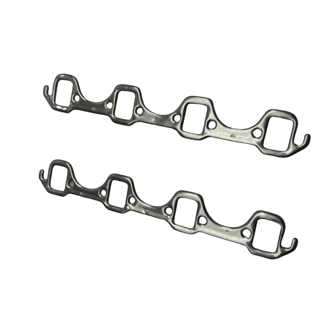 Small Block Ford -Stock Bolt Pattern Header Gasket - Multi-Layer Aluminum - Image 2
