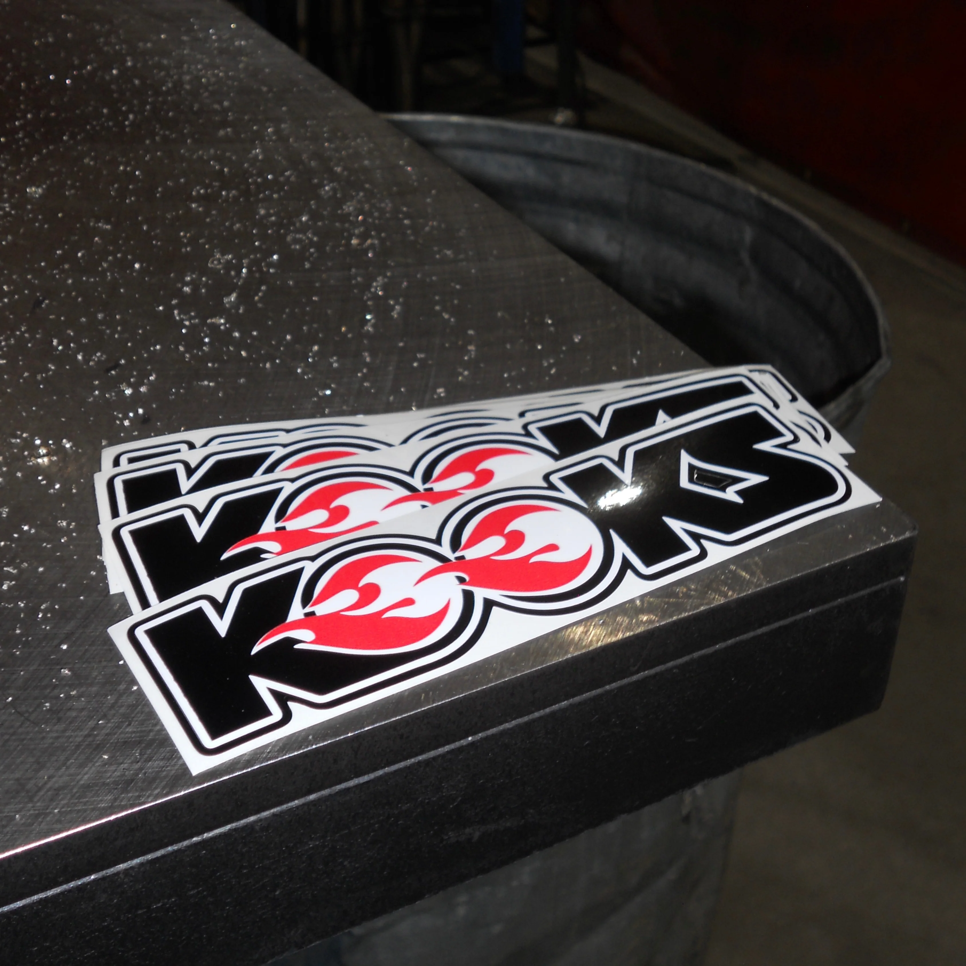 Kooks Die Cut Logo 1.55" x 6"